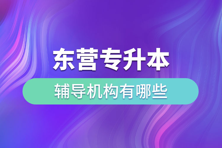 東營專升本輔導(dǎo)機構(gòu)有哪些?