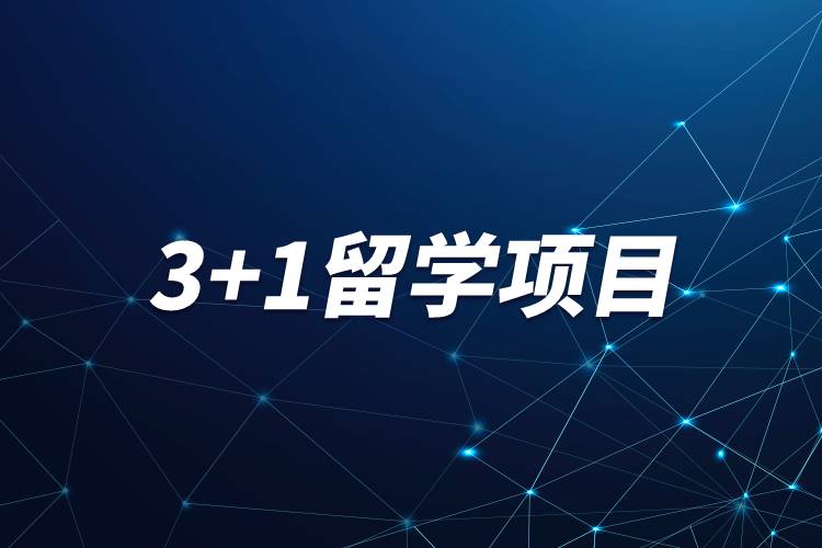 3+1留學(xué)項目