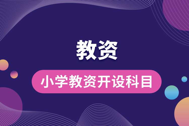 1692251885605570.jpg 小學教資開設科目.jpg